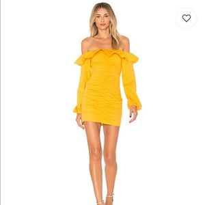 Tularosa Zuri Mini Dress in Marigold from Revolve